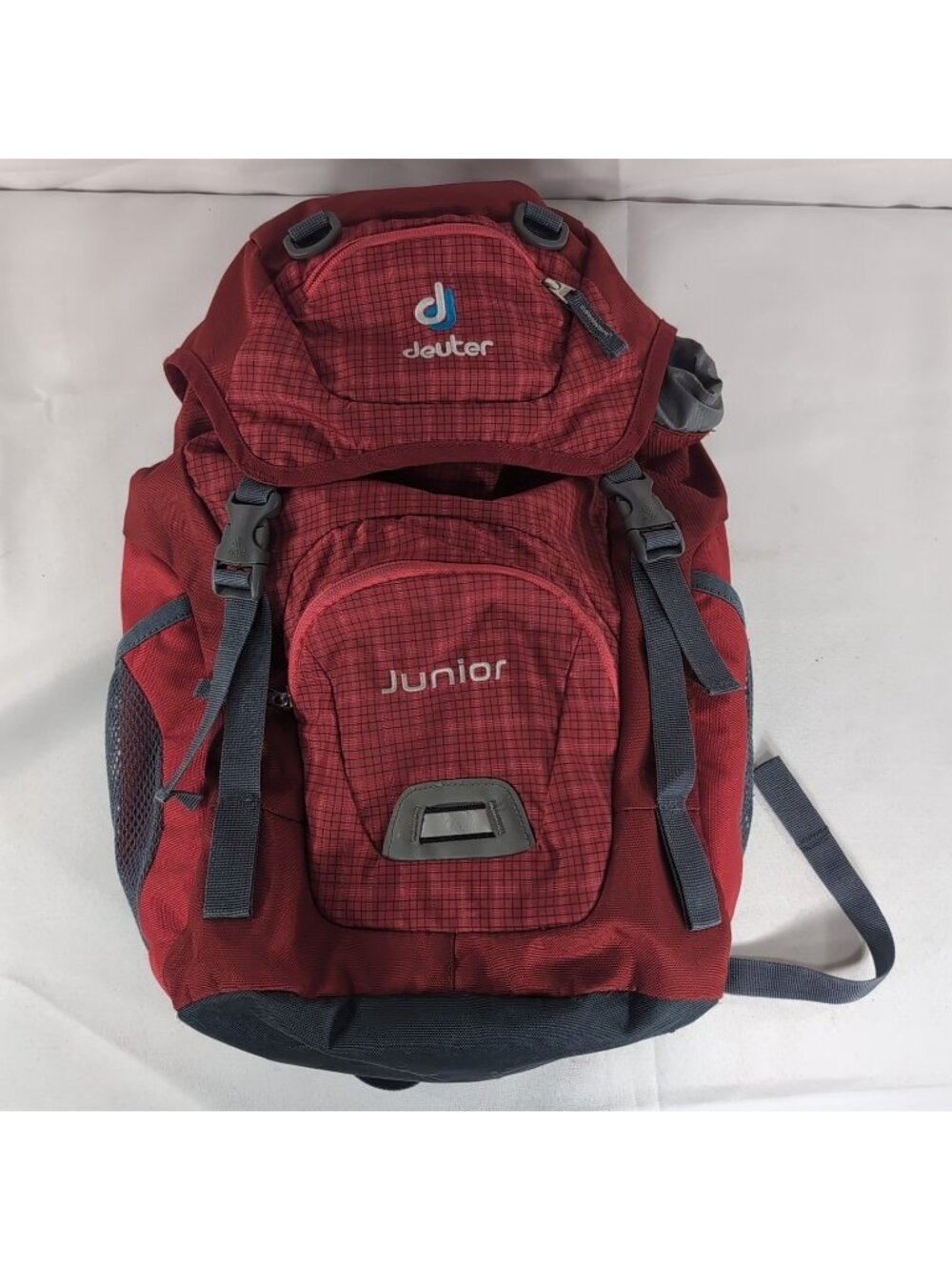 Deuter Junior Backpack Red Gray Lightweight Kid Children Youth Hiking Bag Outdoo
